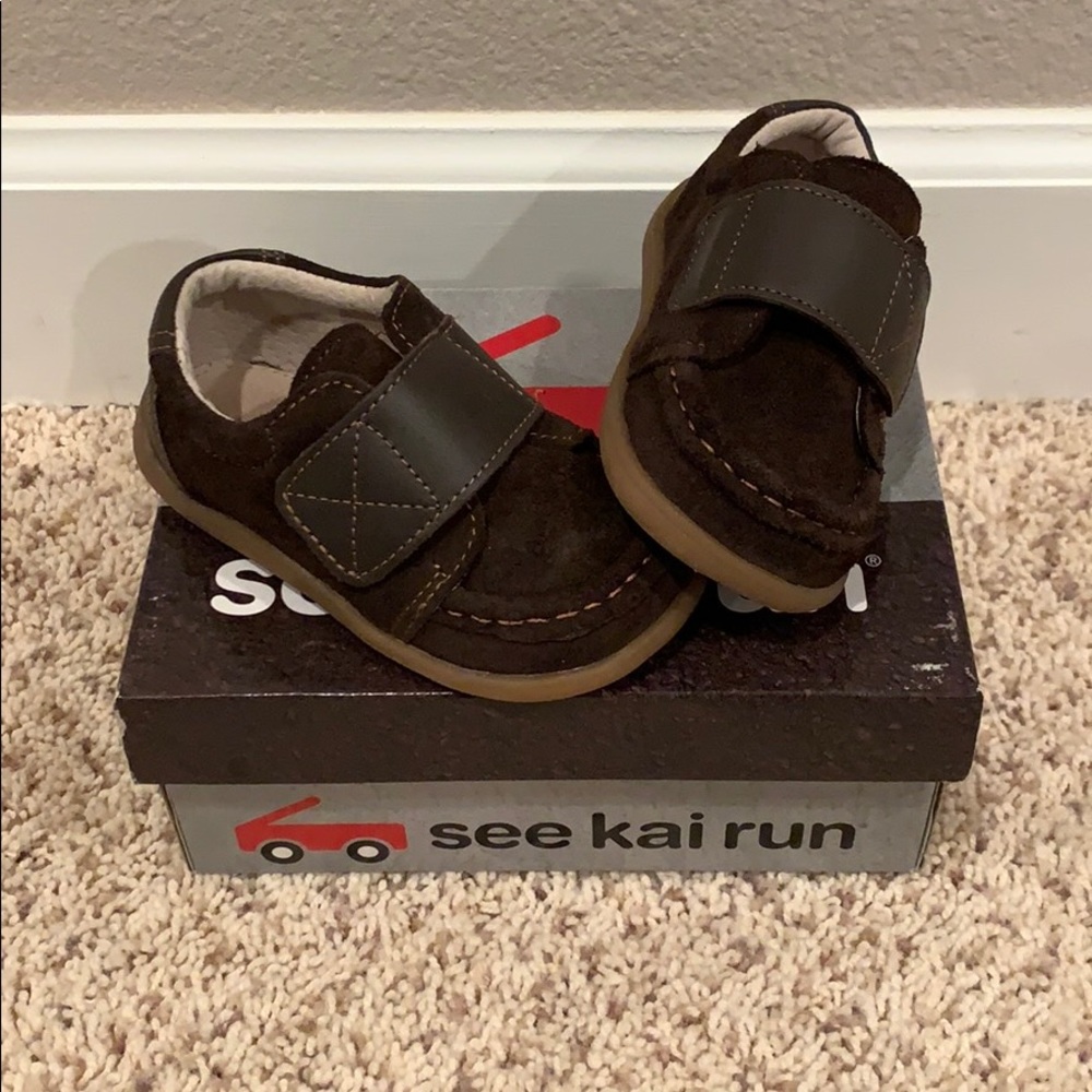 See Kai Run toddler size 6 boys mules